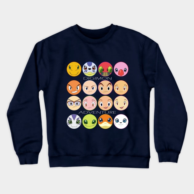 Digimon Adventure Crewneck Sweatshirt by Decokun